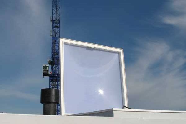 open domed rooflight